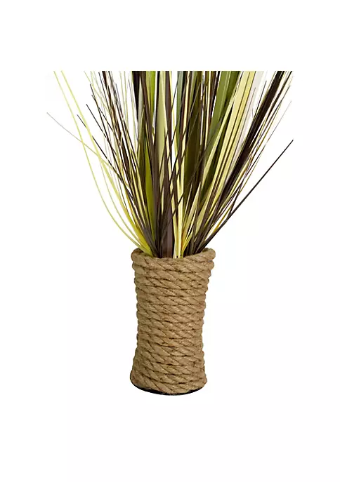 Cheap 💯 Northlight 34" Artificial Long Grass Plant in Twisted Rope Pot ✨ 4 Cheap 💯 Northlight 34" Artificial Long Grass Plant in Twisted Rope Pot ✨ - Image 2
