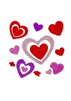 Best Sale 😀 Northlight Red and Pink Heart Valentine's Day Gel Window Clings 😍
