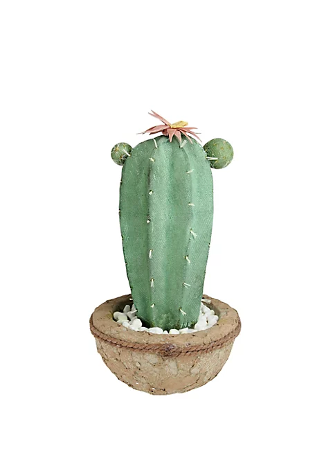 Promo ⌛ Northlight 13.75” Potted Green and Brown Artificial Cactus Plant with Flowers ✔️ 6 Promo ⌛ Northlight 13.75” Potted Green and Brown Artificial Cactus Plant with Flowers ✔️ - Image 4