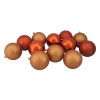 Cheapest 🤩 Northlight 12ct Orange Shatterproof 4-Finish ❄ Christmas Ball Ornaments 4" (100mm) 👍 -Outlet Northlight Store Belk 1786