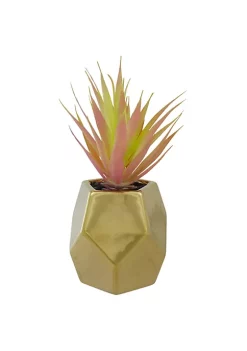 Top 10 ⌛ Northlight 8" Green Artificial Sword Grass in a Gold Geometric Pot 🥰 -Outlet Northlight Store Belk 1844