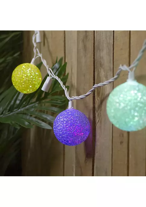 Coupon ๐ Northlight 10-Count LED Color Changing Sparkle Globe Patio Lights - 7.5 ft White Wire ๐ 4 Coupon ๐ Northlight 10-Count LED Color Changing Sparkle Globe Patio Lights - 7.5 ft White Wire ๐ - Image 2