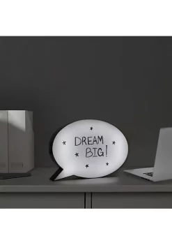 Flash Sale 🌟 Northlight 12" LED Lighted Thought Cloud Dry Erase White Board 🥰 -Outlet Northlight Store Belk 1902