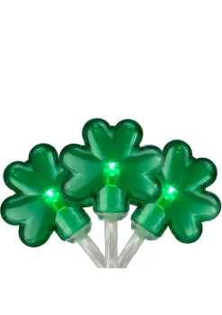 Best reviews of ⭐ Northlight 20-Count Green LED Mini St Patrick's Day Shamrock Lights - 7ft Clear Wire 🎁