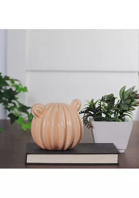 Best Pirce ๐ฏ Northlight 5" Apricot Orange Striped Ceramic Cactus Bud Tabletop Decor ๐ฅฐ 5 Best Pirce ๐ฏ Northlight 5" Apricot Orange Striped Ceramic Cactus Bud Tabletop Decor ๐ฅฐ - Image 3
