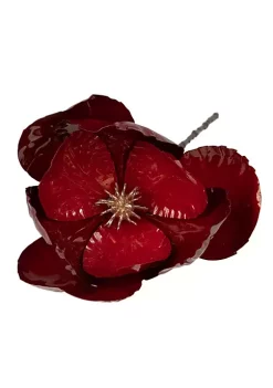 Cheapest 💯 Northlight 23" Red and Brown Magnolia Artificial 🎄 Christmas Stem 🤩 -Outlet Northlight Store Belk 1984