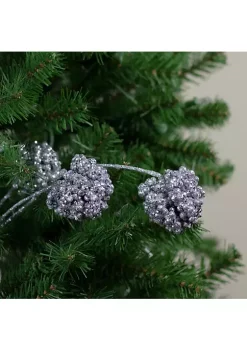 Budget 🥰 Northlight 32” Silver Sequin Artificial Allium 🎄 Christmas Spray ❤️ -Outlet Northlight Store Belk 2004