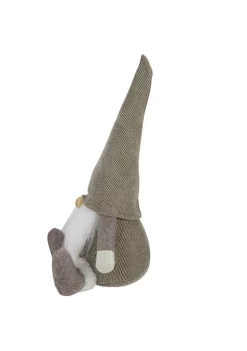 New 🎉 Northlight 10" Brown and White Sitting Gnome 🎄 Christmas Tabletop Decoration 💯 -Outlet Northlight Store Belk 2021
