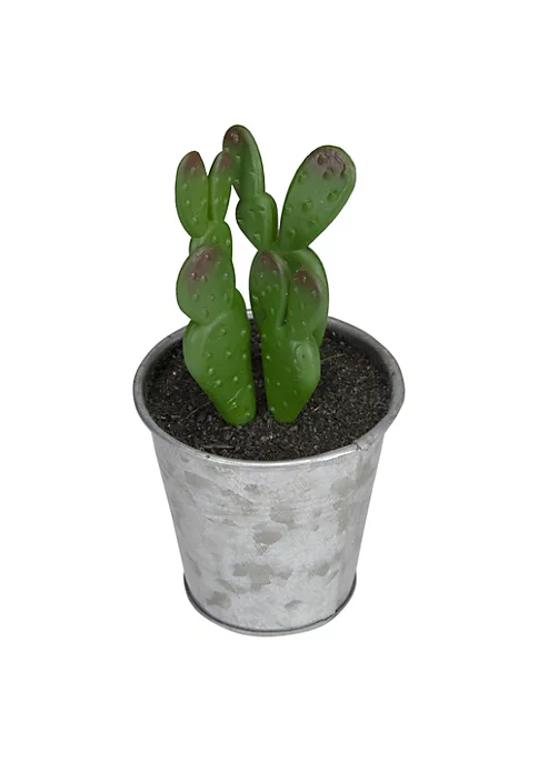 Brand new ❤️ Northlight 5" Tropical Mini Artificial Cactus in Tin Pot 😉 5 Brand new ❤️ Northlight 5" Tropical Mini Artificial Cactus in Tin Pot 😉 - Image 3