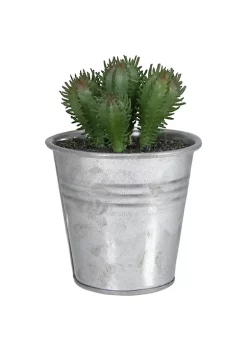 Brand new 🎉 Northlight 3.5" Tropical Mini Artificial Cactus in Tin Pot 🌟