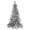 Cheap ⭐ Northlight 6.5' Pre-Lit Full Flocked Whistler Noble Fir Artificial 🎅 Christmas Tree - Clear Lights 🎁 -Outlet Northlight Store Belk 249