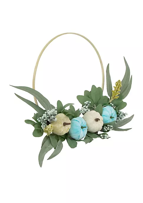 Buy ๐ Northlight Blue Pumpkins and Foliage ๐ช Thanksgiving Artificial Half Wreath 18-Inch ๐ฅ 4 Buy ๐ Northlight Blue Pumpkins and Foliage ๐ช Thanksgiving Artificial Half Wreath 18-Inch ๐ฅ - Image 2