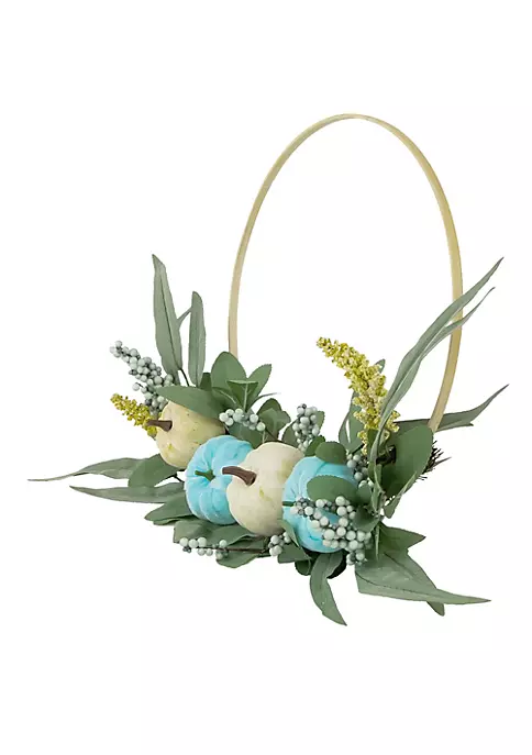 Buy ๐ Northlight Blue Pumpkins and Foliage ๐ช Thanksgiving Artificial Half Wreath 18-Inch ๐ฅ 6 Buy ๐ Northlight Blue Pumpkins and Foliage ๐ช Thanksgiving Artificial Half Wreath 18-Inch ๐ฅ - Image 4