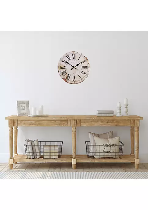 Best Sale ๐ฏ Northlight 12" Roman Numeral Battery Operated Round Wall Clock โ 4 Best Sale ๐ฏ Northlight 12" Roman Numeral Battery Operated Round Wall Clock โ - Image 2