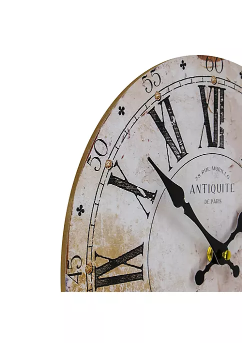 Best Sale ๐ฏ Northlight 12" Roman Numeral Battery Operated Round Wall Clock โ 6 Best Sale ๐ฏ Northlight 12" Roman Numeral Battery Operated Round Wall Clock โ - Image 4