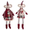 Best Sale 🛒 Northlight Set of 2 Boy and Girl Sitting Plush 🔔 Christmas Mice Figures 17" 😉 -Outlet Northlight Store Belk 301