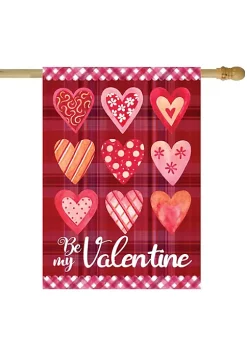 Cheap ๐คฉ Northlight Be My Valentine Plaid and Heart Outdoor House Flag 28" x 40" โค๏ธ 9 Cheap ๐คฉ Northlight Be My Valentine Plaid and Heart Outdoor House Flag 28" x 40" โค๏ธ -Outlet Northlight Store Belk 318