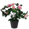 Discount 🤩 Northlight 8" Pink Blooming Potted Artificial Rose Plant 😉 -Outlet Northlight Store Belk 324