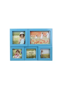 Cheap 💯 Northlight 11.5 Blue Multi-Sized Puzzled Photo Picture Frame Collage Wall Decoration 🛒