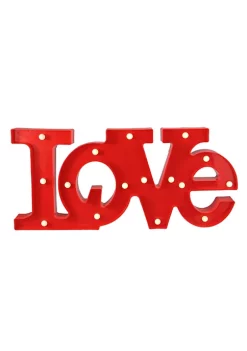 Best deal ✨ Northlight 20" Red 'LOVE' LED Valentine's Day Marquee Wall Sign ❤️