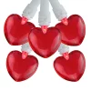 Best deal 🔔 Northlight 20 Red LED Mini Heart Valentine's Day Lights - 4.75 ft White Wire 😀