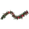 Outlet 🥰 Northlight 6' Green Pine Artificial 🎄 Christmas Garland with Plaid Ornaments and Bows 🤩 -Outlet Northlight Store Belk 382