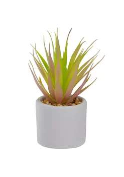 Buy 👏 Northlight 6.5" Green Artificial Sword Grass in a White Pot 😍