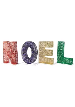 New ✔️ Northlight 46" LED Lighted Traditional Colored 'Noel' Outdoor 🎄 Christmas Decoration 💯 -Outlet Northlight Store Belk 398