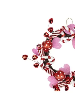 Top 10 🥰 Northlight Red and White Candies and Hearts Valentine's Day Wreath 16-Inch Unlit ⌛ -Outlet Northlight Store Belk 451