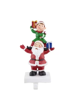 Top 10 🎉 Northlight 8.75" Santa and Elf 🎄 Christmas Stocking Holder 💯 -Outlet Northlight Store Belk 468