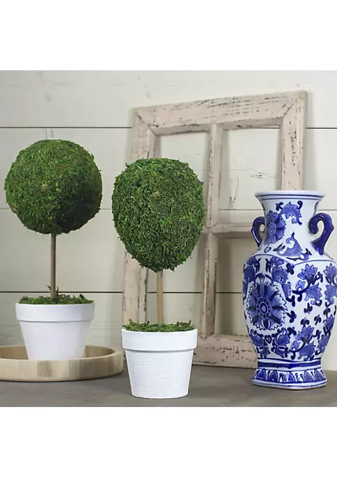 Best deal ๐งจ Northlight 14" Green Reindeer Moss Ball Potted Artificial Spring Topiary Tree ๐ 4 Best deal ๐งจ Northlight 14" Green Reindeer Moss Ball Potted Artificial Spring Topiary Tree ๐ - Image 2