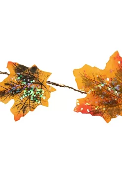 Best reviews of 😉 Northlight 10-Count LED Fall Harvest Maple Leaves Micro Fairy Light Set 4ft Brown Wire 🔥 -Outlet Northlight Store Belk 474
