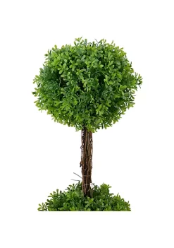 Top 10 ✔️ Northlight 36" Green Double Sphere Artificial Boxwood Topiary Potted Plant 🤩 -Outlet Northlight Store Belk 484