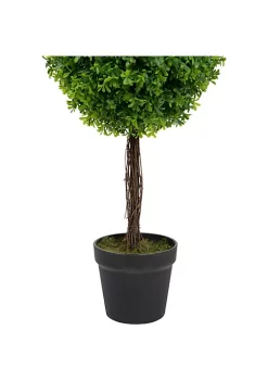 Top 10 ✔️ Northlight 36" Green Double Sphere Artificial Boxwood Topiary Potted Plant 🤩 -Outlet Northlight Store Belk 485
