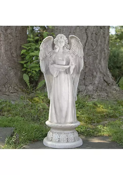 Coupon ๐ฏ Northlight 22.5" Standing Angel with Birdbath Votive Candle Holder Outdoor Garden Statue โ 4 Coupon ๐ฏ Northlight 22.5" Standing Angel with Birdbath Votive Candle Holder Outdoor Garden Statue โ - Image 2