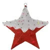Best Pirce ๐ฅ Northlight 18" Red and White Lighted Snowy ๐ฌ Candy Covered Sisal Hanging โ Christmas Star Window Decoration ๐คฉ 1 Best Pirce ๐ฅ Northlight 18" Red and White Lighted Snowy ๐ฌ Candy Covered Sisal Hanging โ Christmas Star Window Decoration ๐คฉ -Outlet Northlight Store Belk 493