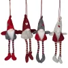 Cheapest 🥰 Northlight Set of 4 Red and Gray Plush Gnome 🔔 Christmas Ornaments 8" 💯 -Outlet Northlight Store Belk 5