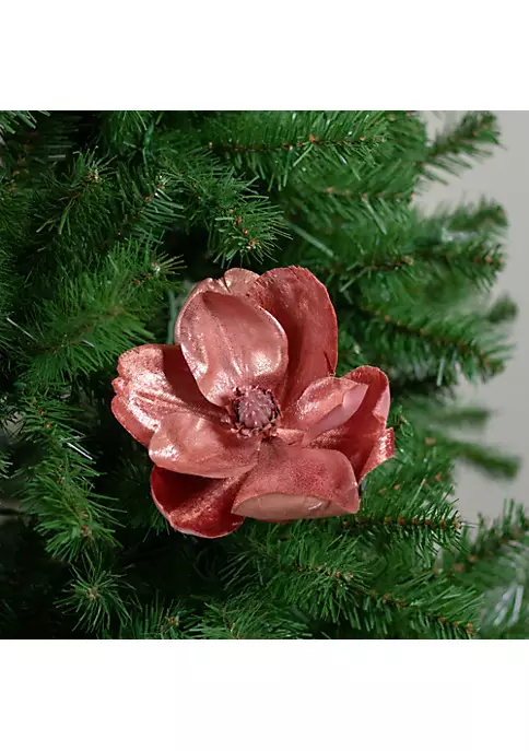 Hot Sale ๐ Northlight 7" Coral Pink Artificial Fabric Magnolia ๐ Christmas Clip Ornament โจ 5 Hot Sale ๐ Northlight 7" Coral Pink Artificial Fabric Magnolia ๐ Christmas Clip Ornament โจ - Image 3