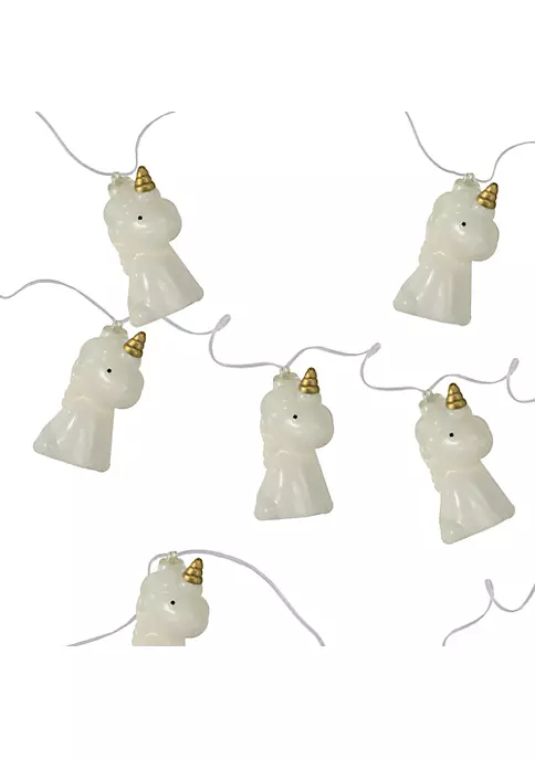 Coupon ⌛ Northlight 10-Count White Unicorn LED String Lights - 4.5 ft Clear Wire 😀 5 Coupon ⌛ Northlight 10-Count White Unicorn LED String Lights - 4.5 ft Clear Wire 😀 - Image 3