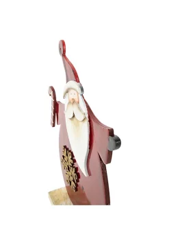 Flash Sale 🔔 Northlight 12" Santa with 🍬 Candy Cane Wooden ❄ Christmas Decoration 🎁 -Outlet Northlight Store Belk 56