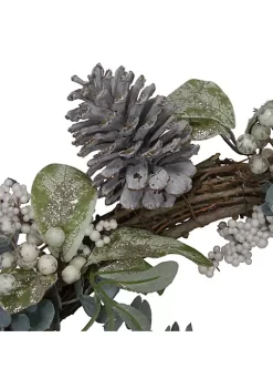 Best reviews of ✨ Northlight Neutral Colored Pumpkin and Pine Cones Fall Harvest Wreath - 18-Inch Unlit 🎉 -Outlet Northlight Store Belk 561