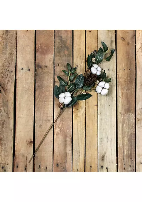 Brand new ๐ Northlight 27.5" White Cotton Flowers and Foliage Artificial Twig Pick ๐ 5 Brand new ๐ Northlight 27.5" White Cotton Flowers and Foliage Artificial Twig Pick ๐ - Image 3