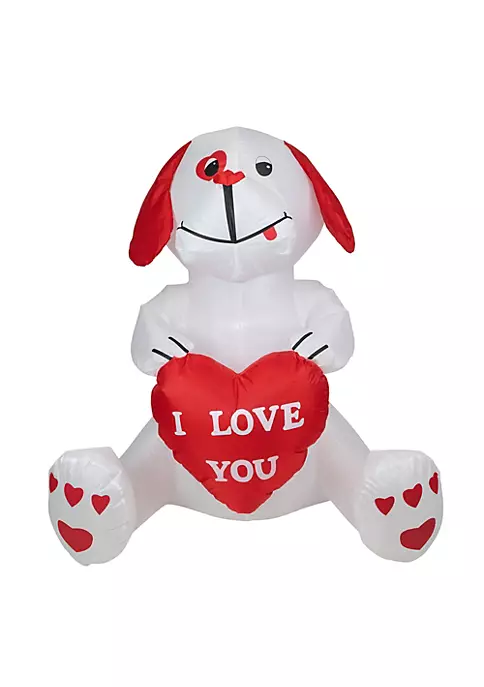 New ๐งจ Northlight 4' Inflatable Lighted Valentine's Day ๐ Doggie Outdoor Decoration ๐คฉ 3 New ๐งจ Northlight 4' Inflatable Lighted Valentine's Day ๐ Doggie Outdoor Decoration ๐คฉ
