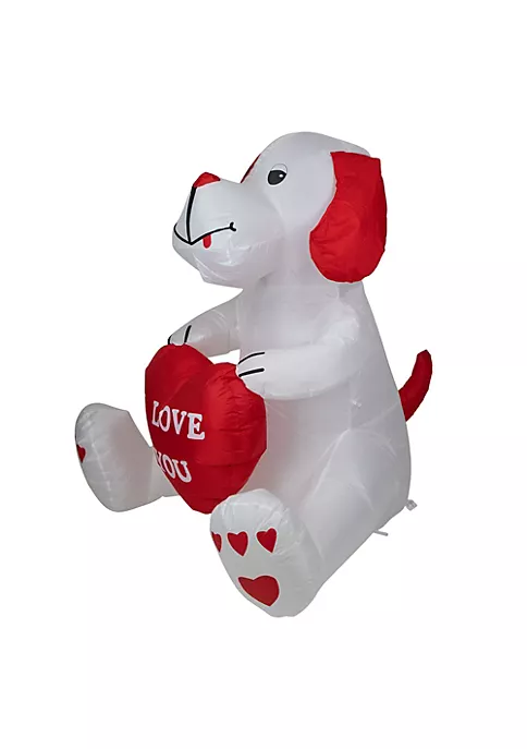 New ๐งจ Northlight 4' Inflatable Lighted Valentine's Day ๐ Doggie Outdoor Decoration ๐คฉ 4 New ๐งจ Northlight 4' Inflatable Lighted Valentine's Day ๐ Doggie Outdoor Decoration ๐คฉ - Image 2