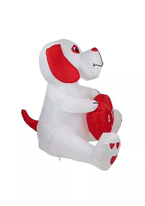 New ๐งจ Northlight 4' Inflatable Lighted Valentine's Day ๐ Doggie Outdoor Decoration ๐คฉ 5 New ๐งจ Northlight 4' Inflatable Lighted Valentine's Day ๐ Doggie Outdoor Decoration ๐คฉ - Image 3