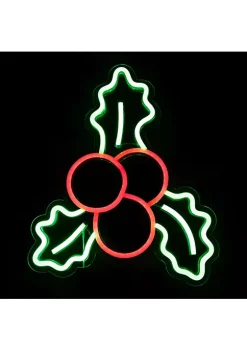 Discount ⭐ Northlight 12" LED Lighted Neon Style Holly Berries 🔔 Christmas Window Silhouette 👍 9 Discount ⭐ Northlight 12" LED Lighted Neon Style Holly Berries 🔔 Christmas Window Silhouette 👍 -Outlet Northlight Store Belk 642