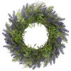 Coupon ✨ Northlight Lavender and Spring Foliage Artificial Floral Wreath Purple - 24-Inch ❤️ -Outlet Northlight Store Belk 643