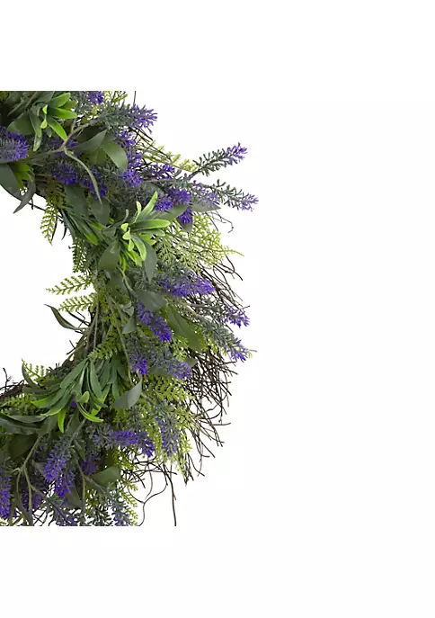Coupon ✨ Northlight Lavender and Spring Foliage Artificial Floral Wreath Purple - 24-Inch ❤️ 5 Coupon ✨ Northlight Lavender and Spring Foliage Artificial Floral Wreath Purple - 24-Inch ❤️ - Image 3