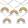 New 🎉 Northlight 10 Count LED Warm White Rainbow 🎄 Christmas Lights - 3.25- Foot Clear Wire 🤩