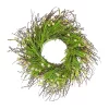 New ✔️ Northlight Burrs and Brush Artificial Floral Spring Wreath Green and Yellow - 18-Inch 😉